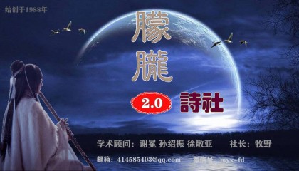 朦胧诗社社长牧野(黄昌印)简介