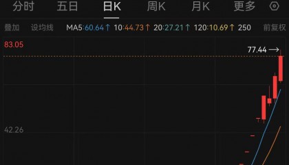 上纬新材股价再创新高,成今年以来首只最大涨幅超12倍股票