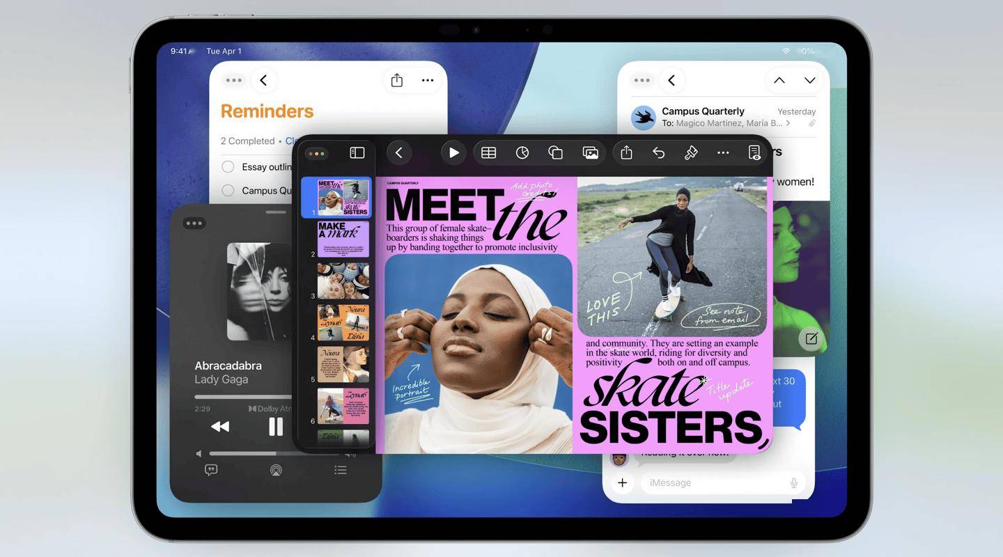 苹果 iPadOS 26 登场：全新多任务处理/文件 App 比拟 macOS