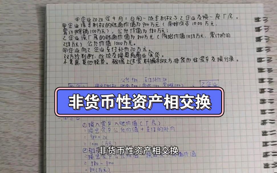 非货币性资产交易(非货币性资产交换补价) 非货币性资产交易(非货币性资产交换补价)